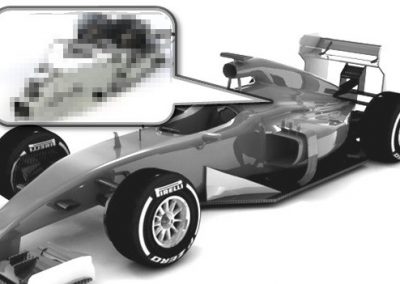 F1 car drive adapter
