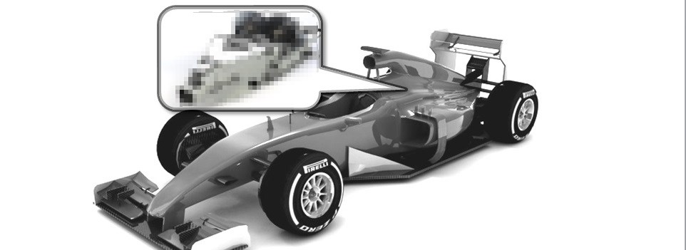 F1 car drive adapter